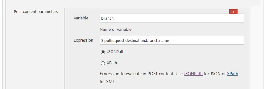 Configure the Generic Webhook Trigger