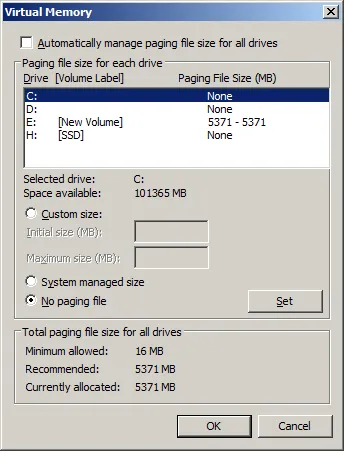 Virtual Memory, before